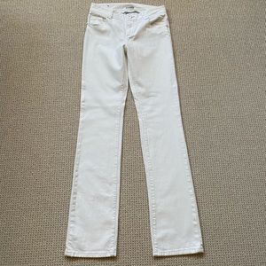 Banana republic white jeans size 8 long